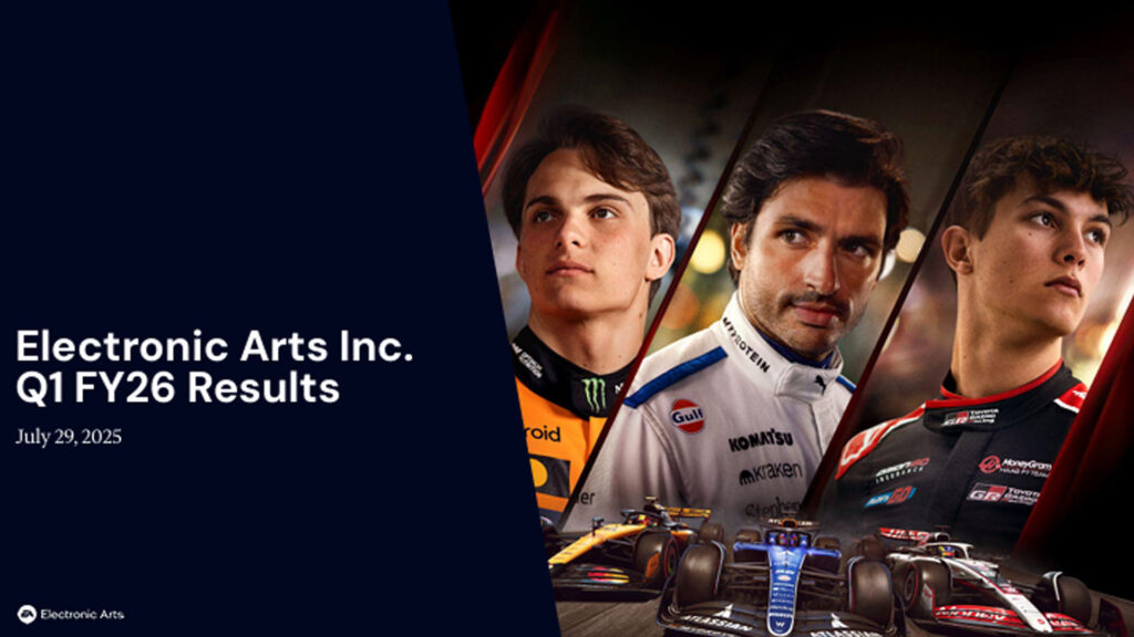 EA Q1 FY26 financial results Sports F1 25