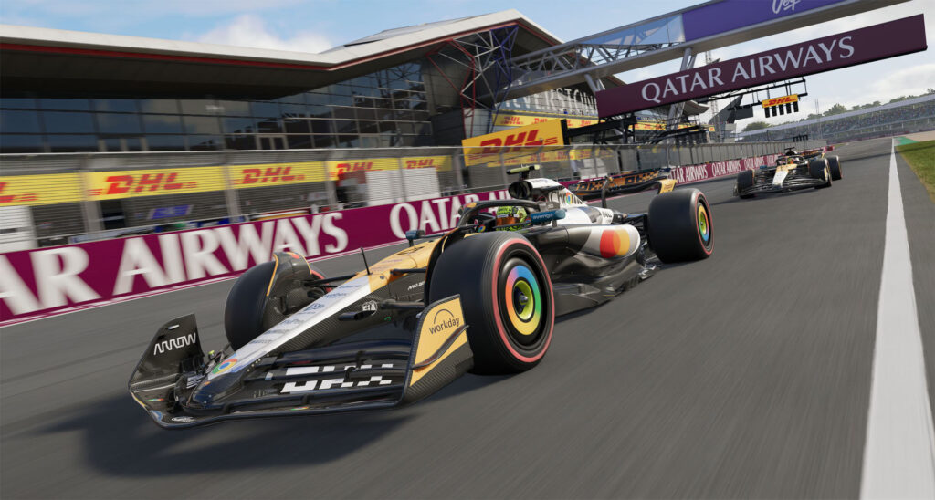F1 25 Season 2 adds McLaren Silverstone Google Chrome Livery