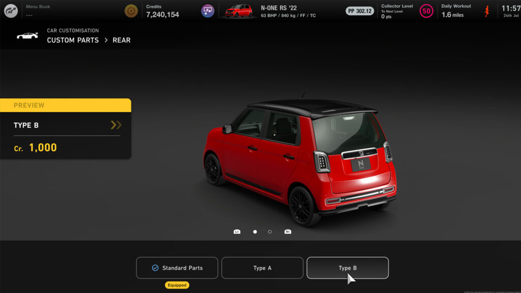 Gran Turismo 7 Honda N-ONE RS Customisation 08