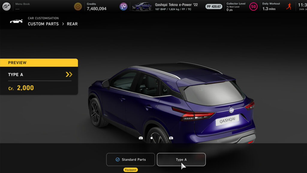 Gran Turismo 7 Nissan Qashqai customisation 04