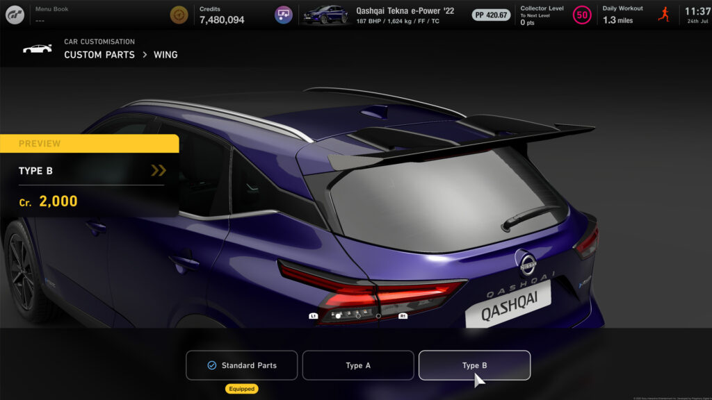 Gran Turismo 7 Nissan Qashqai customisation 07