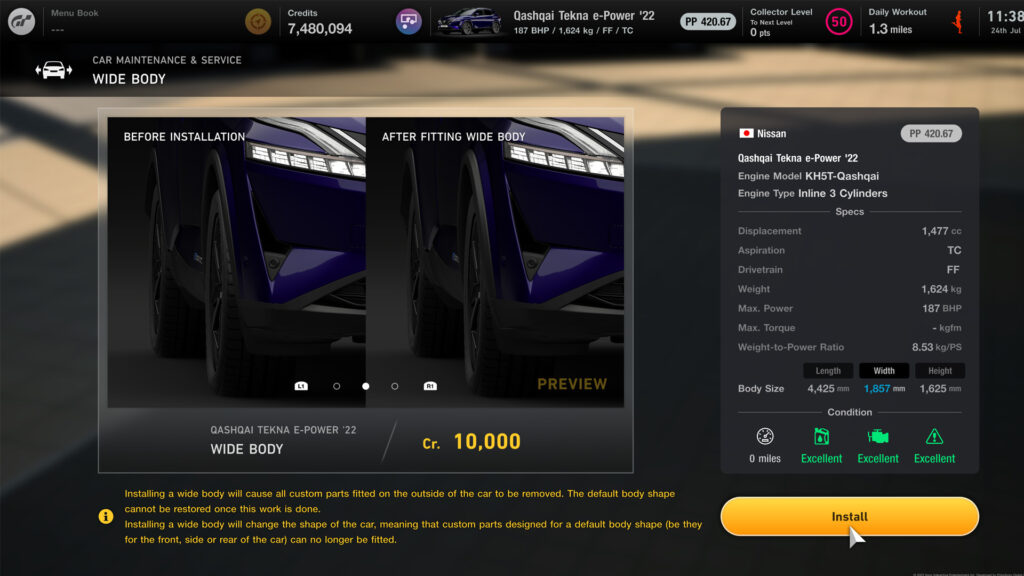 Gran Turismo 7 Nissan Qashqai customisation 08