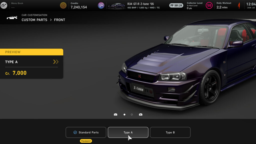 NISMO R34 GT-R Z-tune Gran Turismo 7 customisation 02