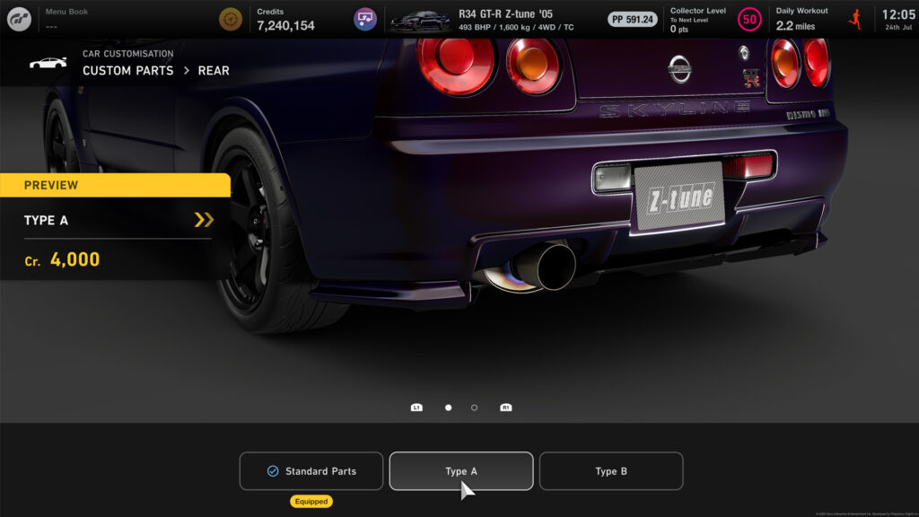 NISMO R34 GT-R Z-tune Gran Turismo 7 customisation 06