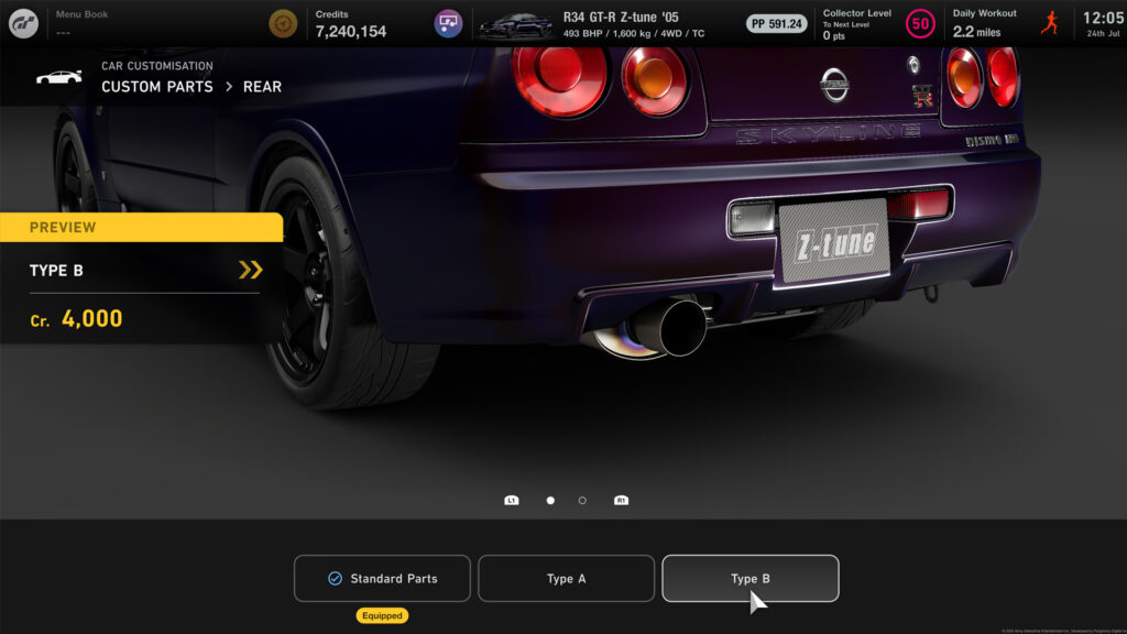 NISMO R34 GT-R Z-tune Gran Turismo 7 customisation 07