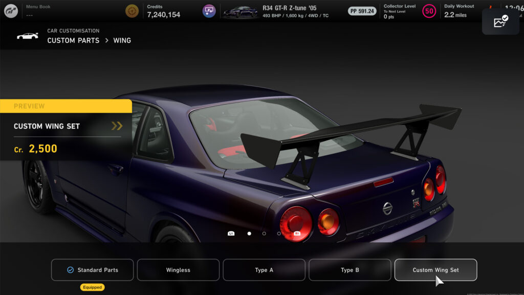 NISMO R34 GT-R Z-tune Gran Turismo 7 customisation 11