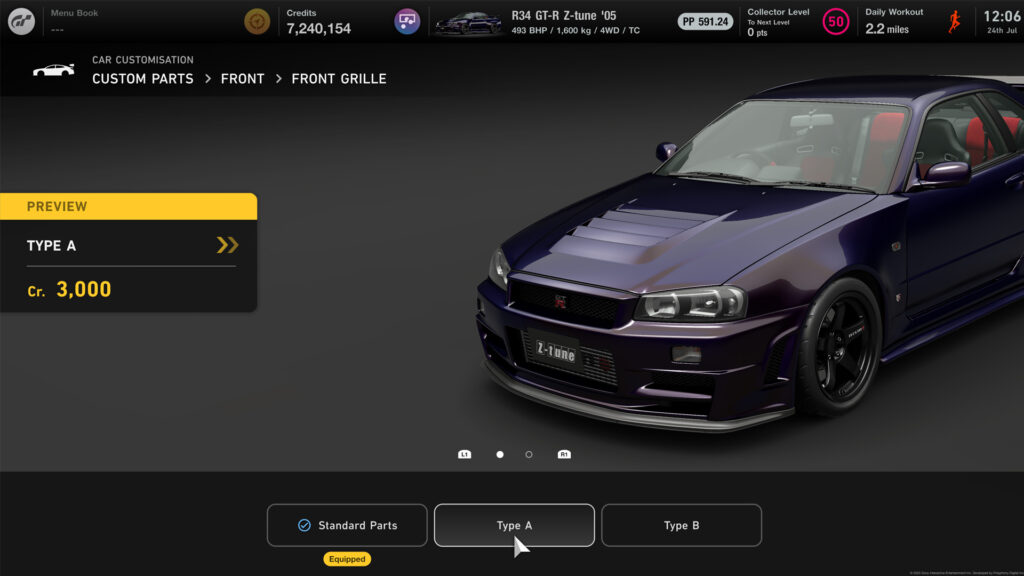 NISMO R34 GT-R Z-tune Gran Turismo 7 customisation 12