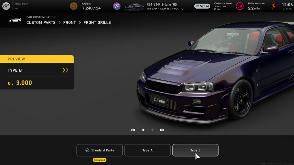 NISMO R34 GT-R Z-tune Gran Turismo 7 customisation 13