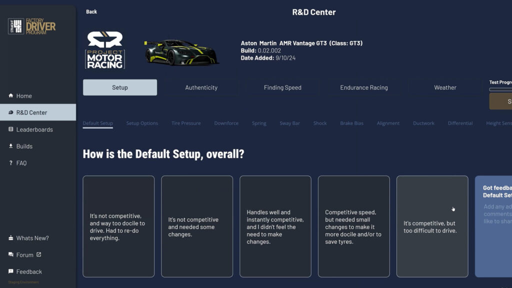 Project Motor Racing Factory Driver Program July 2025 02