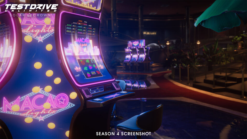 Test Drive Unlimited Solar Crown Season 4 casino