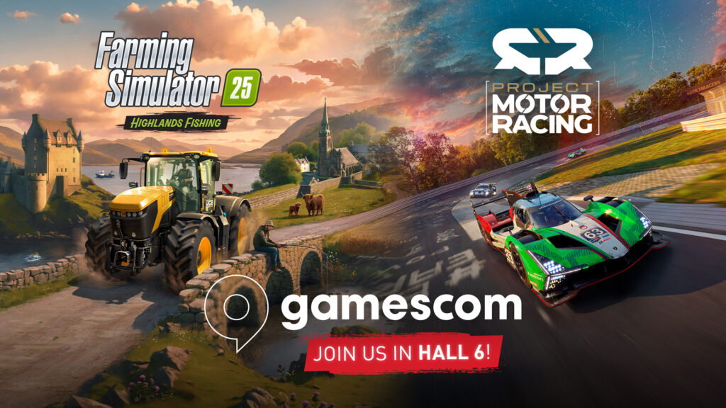 GIANTS Software Farming Sim and Project Motor Racing at Gamescom 2025