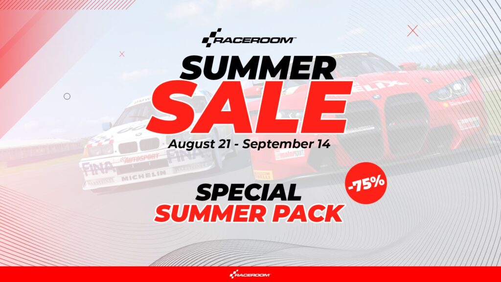 RaceRoom announces Summer Campaign sale, featuring 50% off all content 
