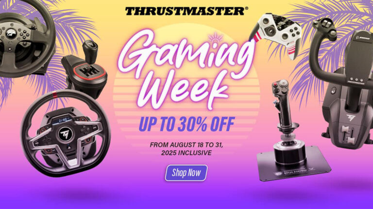 Thrustmaster’s entry-level T300RS GT and T128 steering wheels reduced in Gaming Week sale