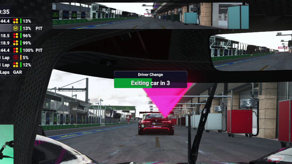 How to do a driver swap in Le Mans Ultimate