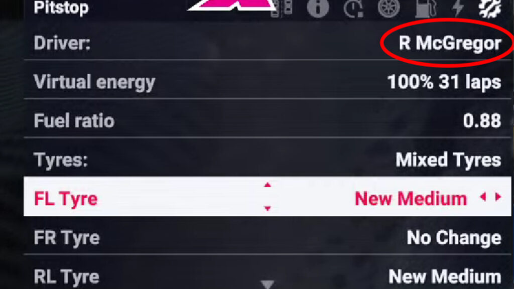 How to do a driver swap in Le Mans Ultimate