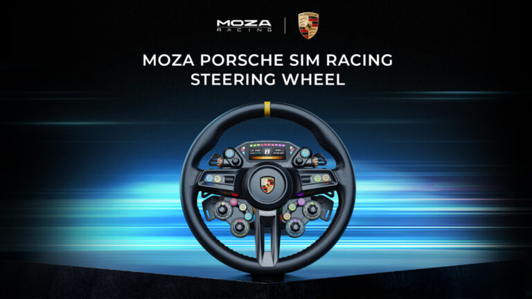 Moza unveils new Porsche sim racing wheel inspired by the 911 GT3 RS