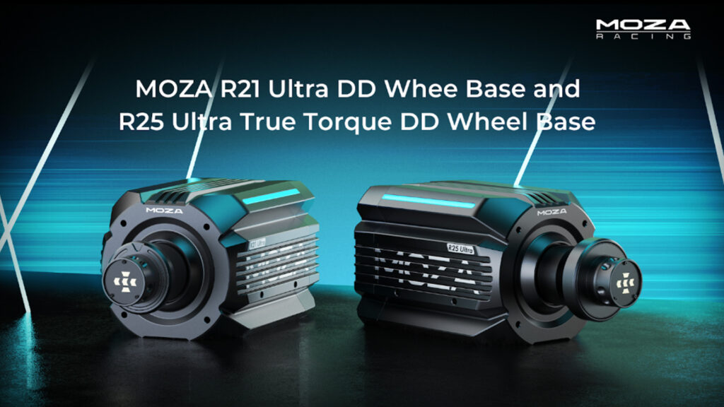 Moza launches all-new R21 and R25 range-topping sim racing wheel bases