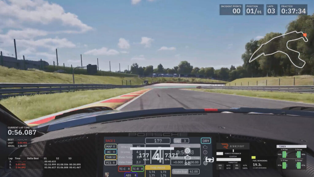 Rennsport PS5 cockpit camera gameplay 02