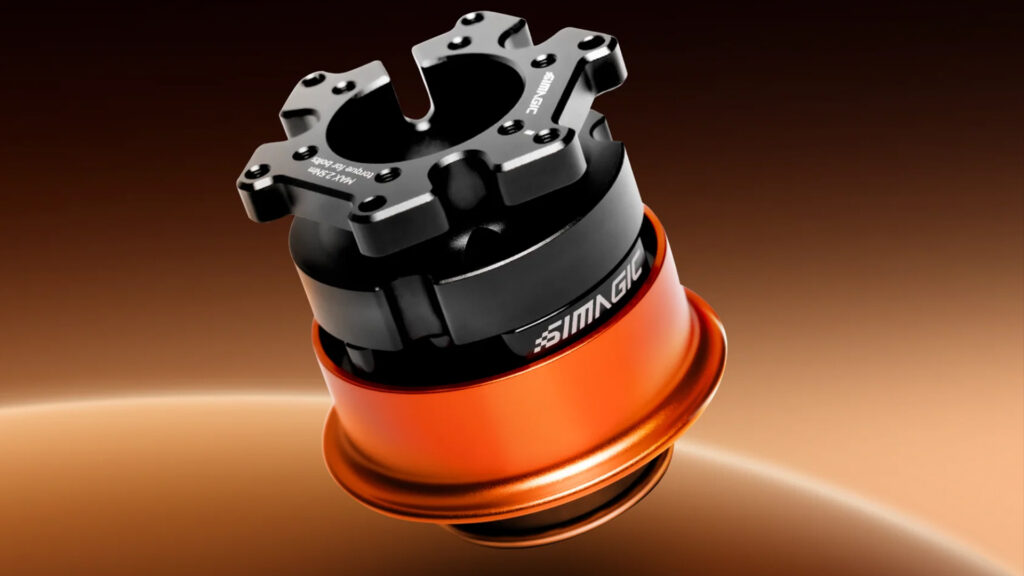 Simagic reveals improved QR-A quick-release adapter for third-party steering wheels