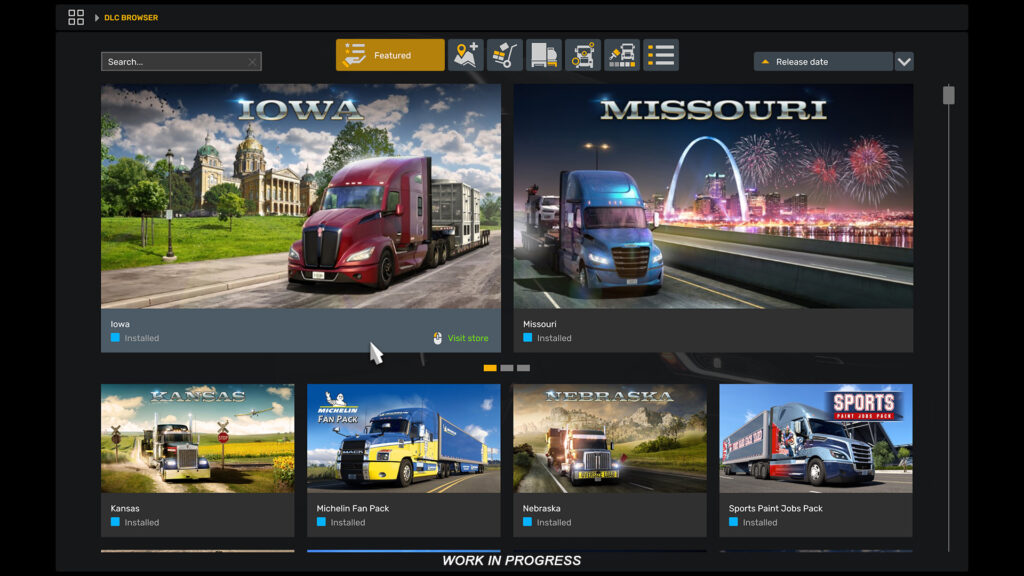 American Truck Simulator’s v1.56 update released, featuring UI and graphics improvements