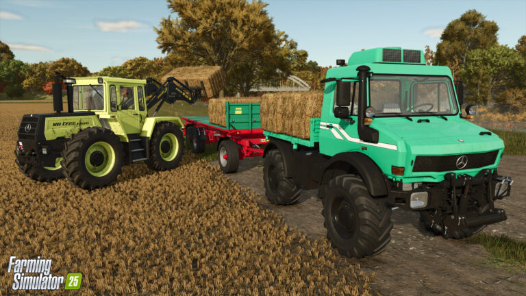 Unimog added to Farming Simulator 25 as part of new Mercedes-Benz DLC