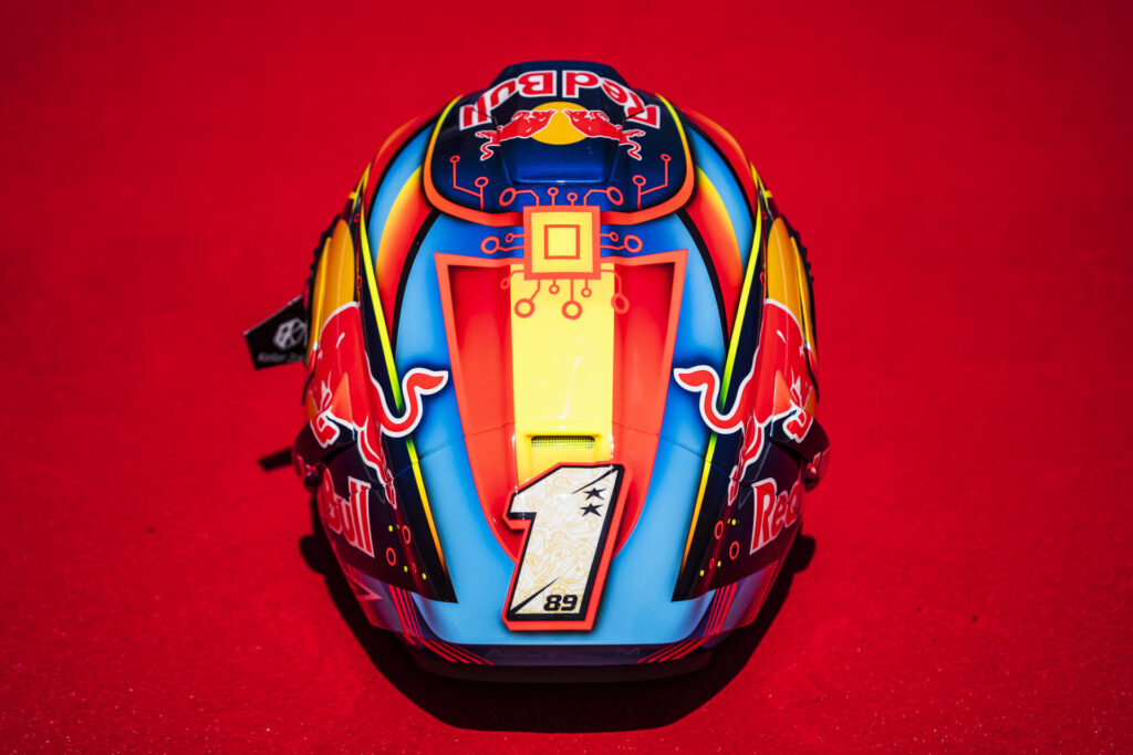 MotoGP 25 fan designs helmet worn by 2024 champion Jorge Martín