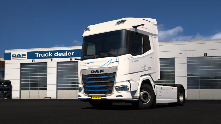 Euro Truck Simulator 2, DAF XF Electric, PC