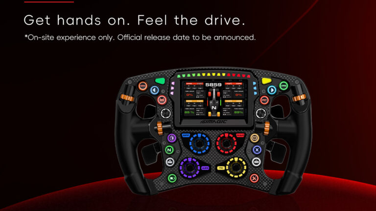 Simagic Zeus Formula steering wheel, SimRacing Expo 2025, hardware