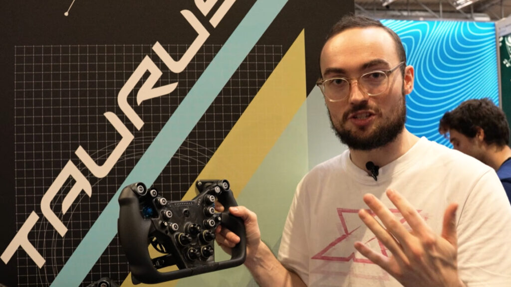 Cube Controls Taurus sim racing steering wheel