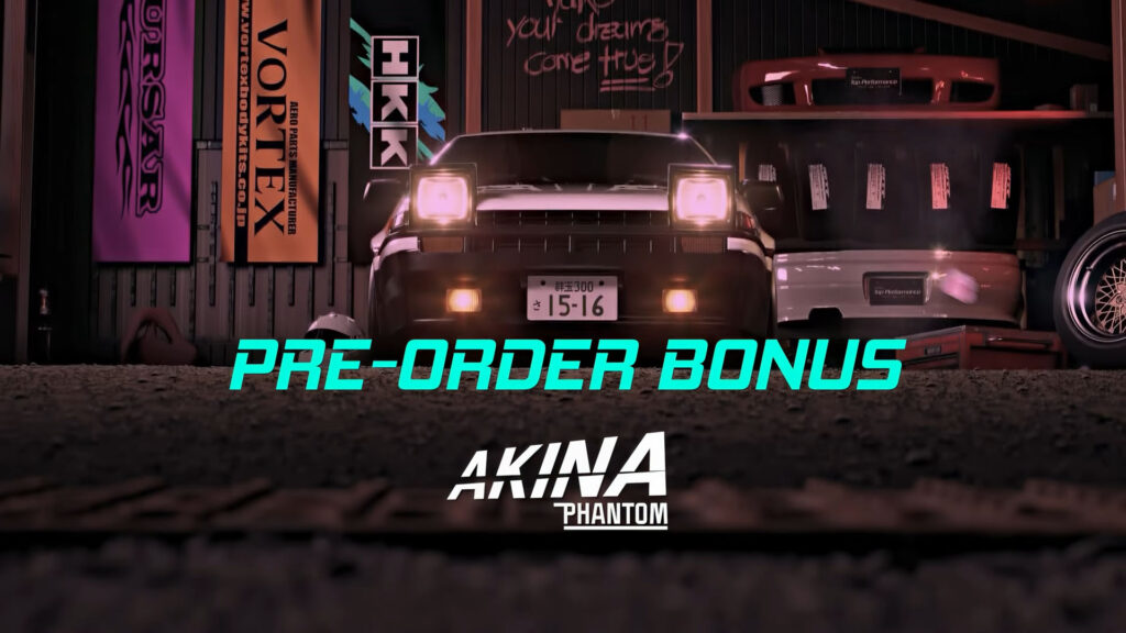 JDM Japanese Drift Master Akina Phantom preorder bonus