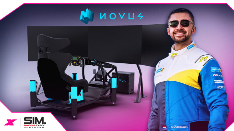 SimRacing Expo 2025, Misha Charoudin, Novus Racing Simulators