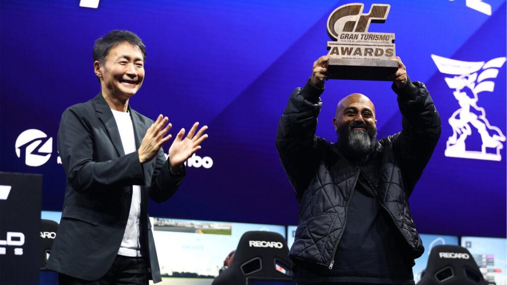 Big Mike wins Gran Turismo Award 2025 with Kazunori Yamauchi
