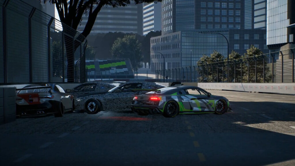 Rennsport AI pile-up