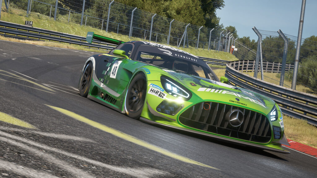 Rennsport screenshot Mercedes AMG GT