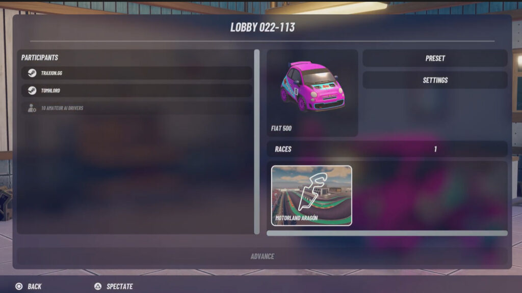 iRacing Arcade online multiplayer