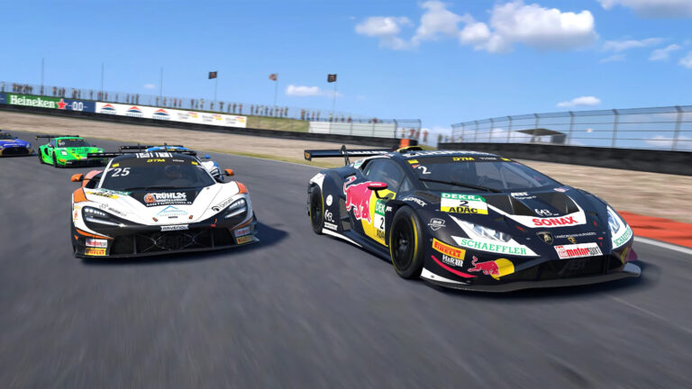 RaceRoom, 2025 DTM Pack DLC, Lamborghini, McLaren, BMW, Ferrari, Mercedes-AMG