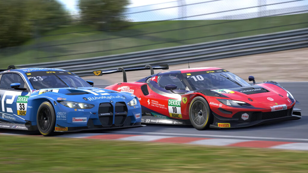 RaceRoom, 2025 DTM Pack DLC, Lamborghini, McLaren, BMW, Ferrari, Mercedes-AMG