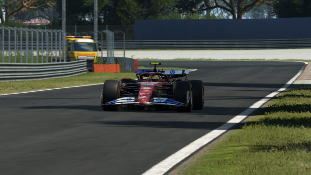 Assetto Corsa EVO’s Ferrari SF-25: ERS guide, Monza