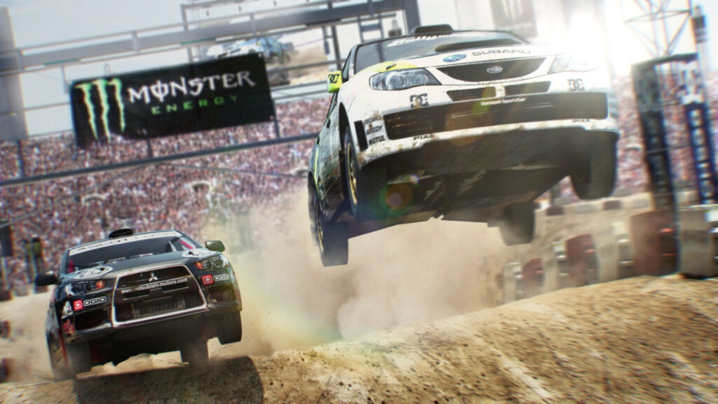Dirt 2 stadium screenshot