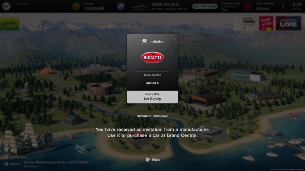 Gran Turismo 7 Spec III car invites
