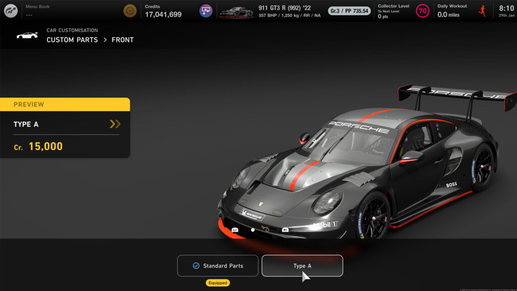 Gran Turismo 7 Porsche 911 GT3 modification 01