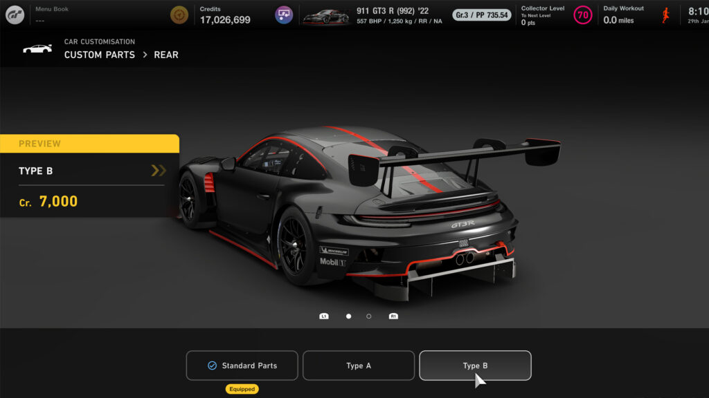 Gran Turismo 7 Porsche 911 GT3 modification 04