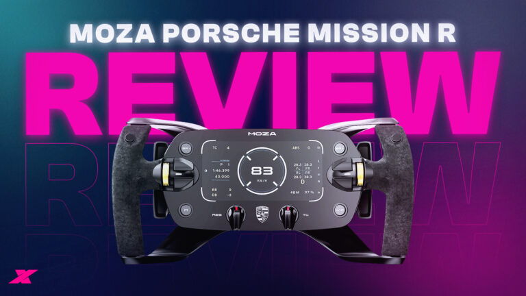 Moza Porsche Mission R steering wheel review:  Form over function