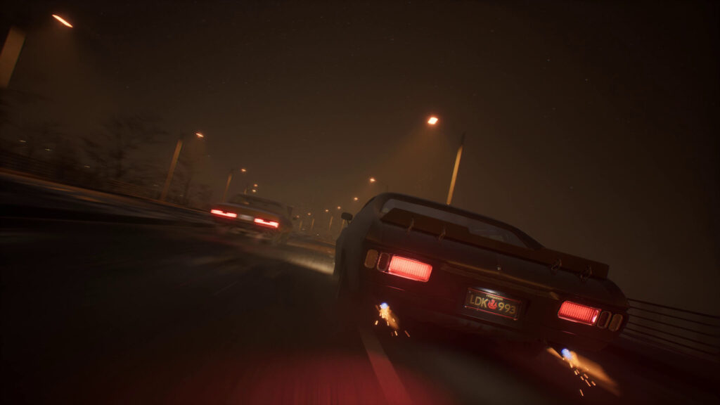 Samson screenshot car chase