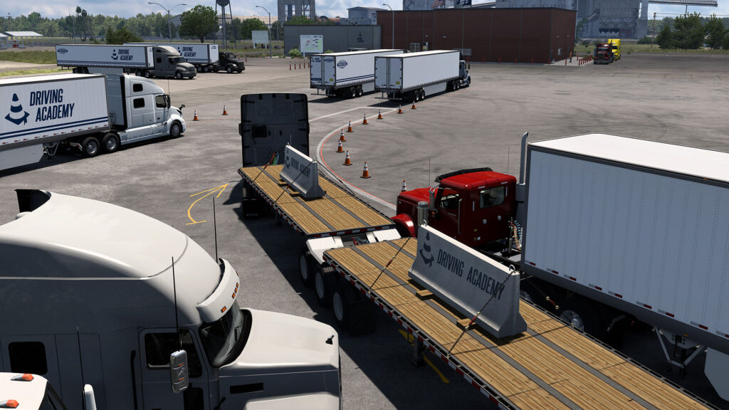 SCS Software, New American Truck Simulator update adds physics improvements and map updates