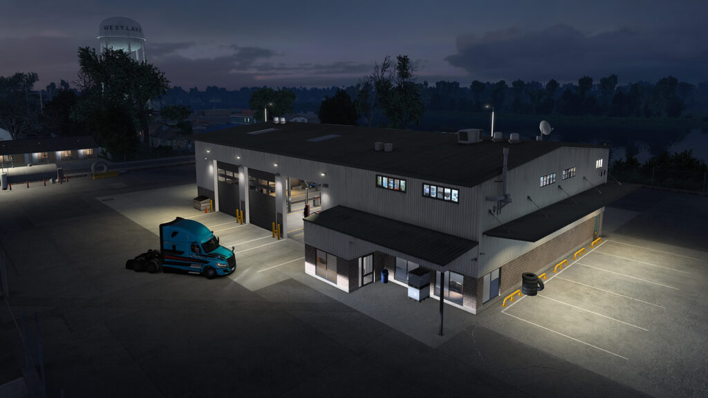 SCS Software, New American Truck Simulator update adds physics improvements and map updates