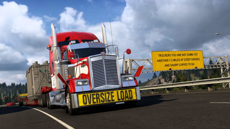 SCS Software, New American Truck Simulator update adds physics improvements and map updates
