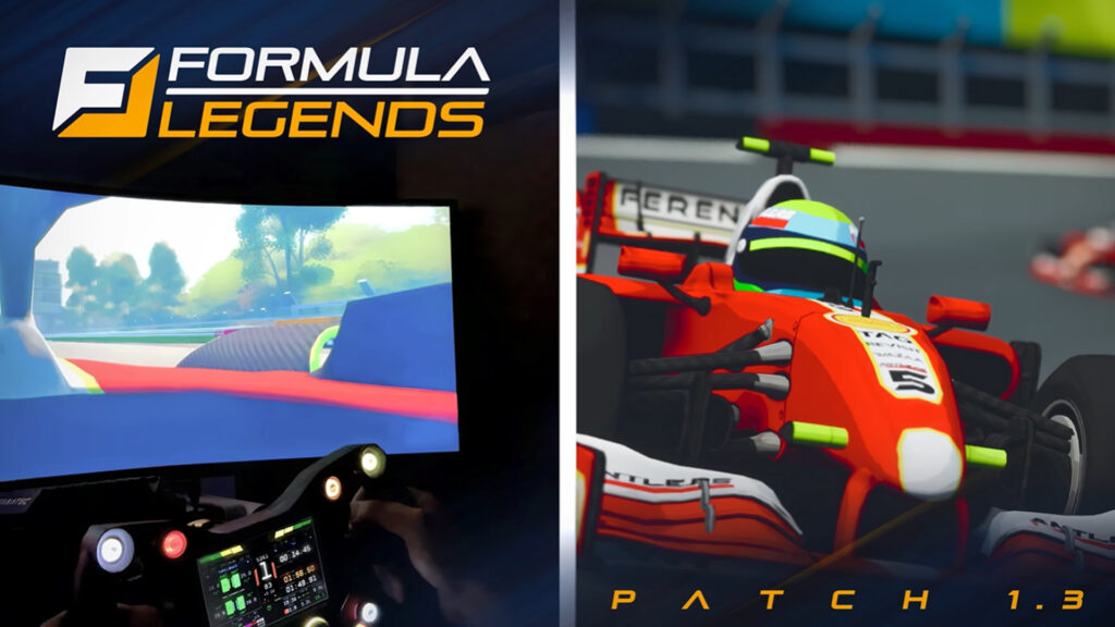 Formula Legends update adds new collision system, PC wheel support
