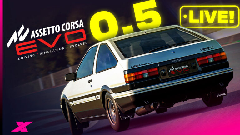 Join us live testing Assetto Corsa EVO's latest update