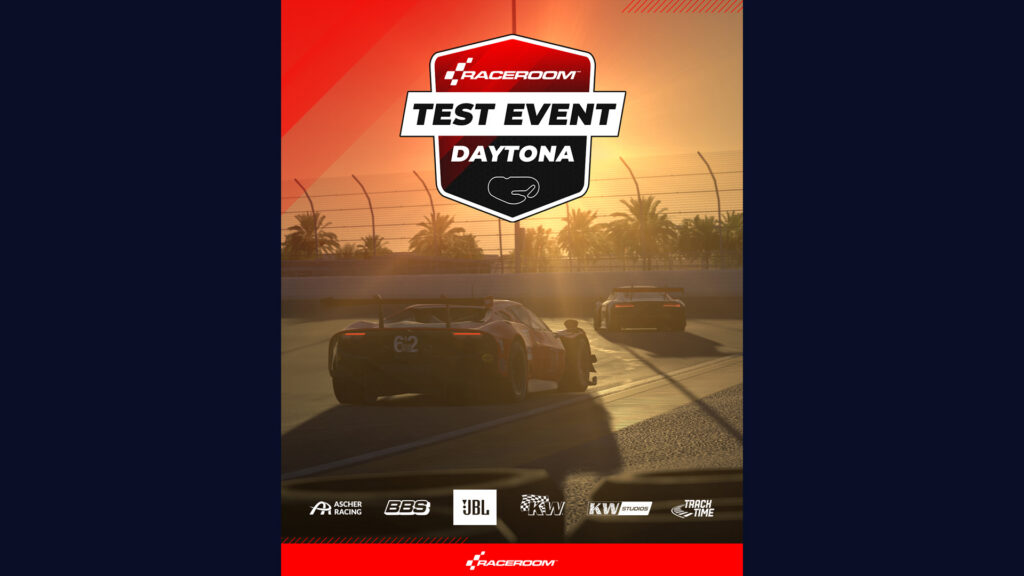 RaceRoom Daytona test event 2026